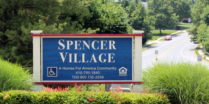 Spencer Village Exterior Sign